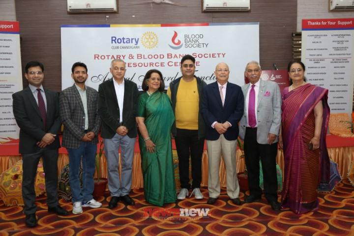 Rotary and Blood Bank Society Resource Center, Chandigarh logo